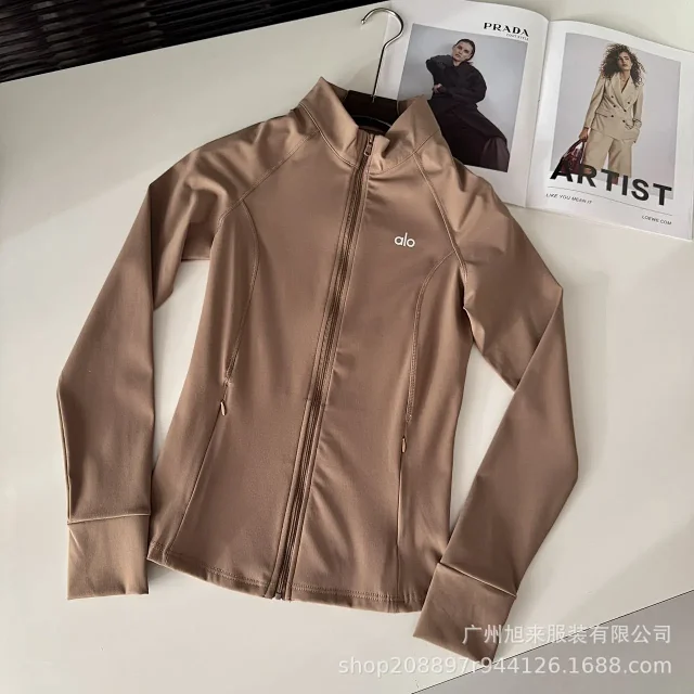Alo Jackets Full-Zip Stand-Collar Jacket with Zip Pockets product detail image 4