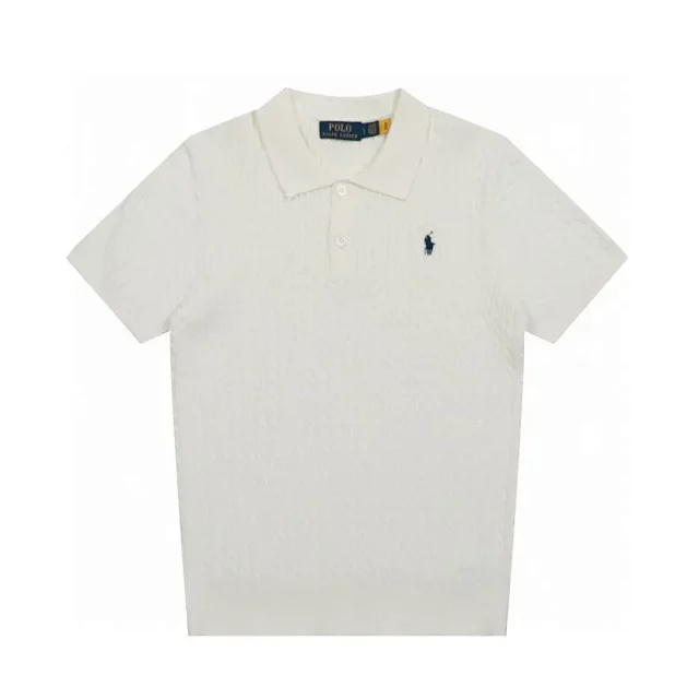Polo Ralph Lauren Knitwear Short-Sleeve Cable-Knit Shirt product detail image 3