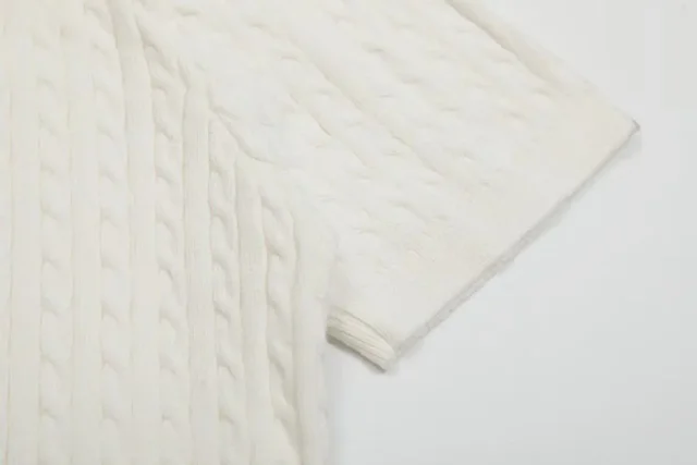 Polo Ralph Lauren Knitwear Short-Sleeve Cable-Knit Shirt product detail image 9