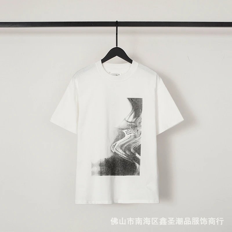 Design Minimalist Pocket Detail White T-Shirt - 27
