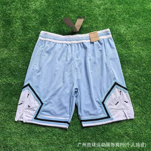 Air Jordan Mesh Basketball Shorts Light Blue / White - 1