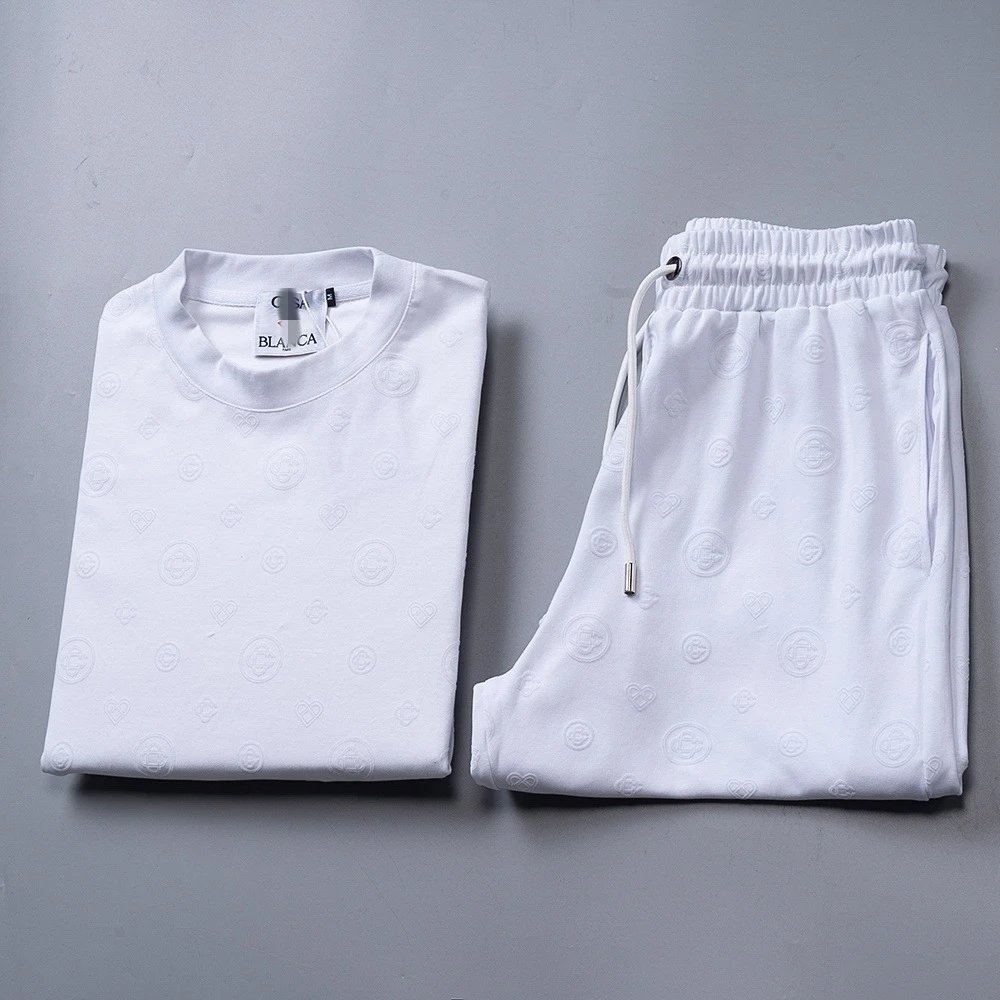 Lacoste Patterned Blue T-Shirt and Shorts Set - 5