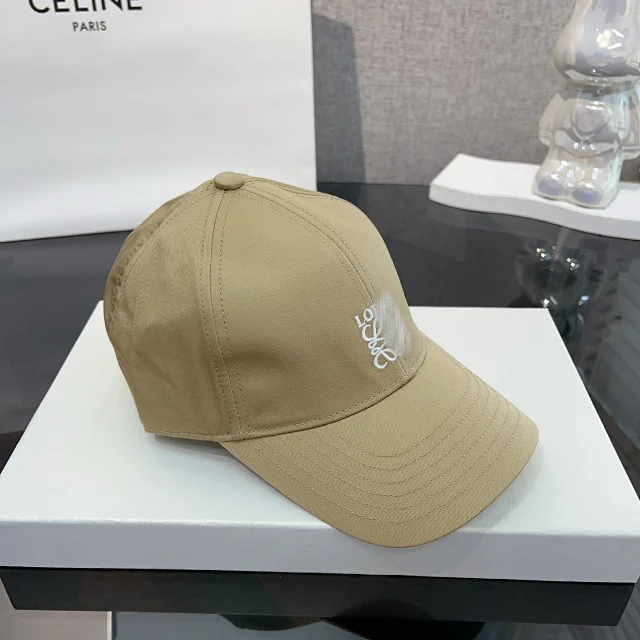 Loewe Hats Embroidered Anagram Baseball Cap product detail image 8