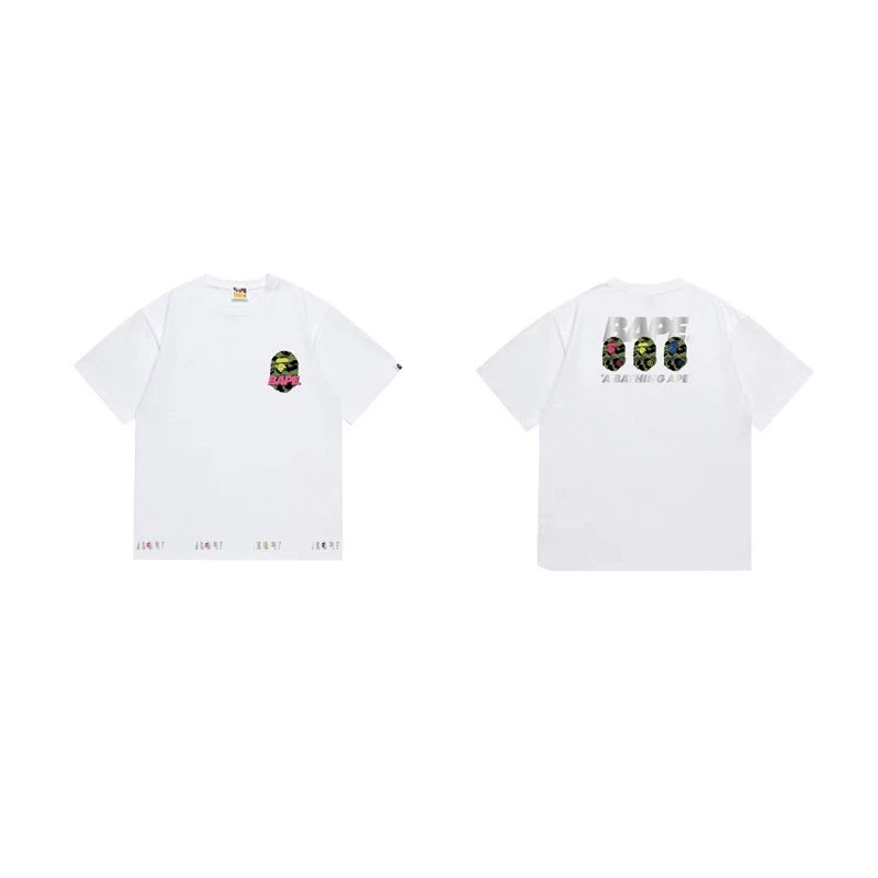 A Bathing Ape 31 Logo Graphic T-Shirt Black - 14