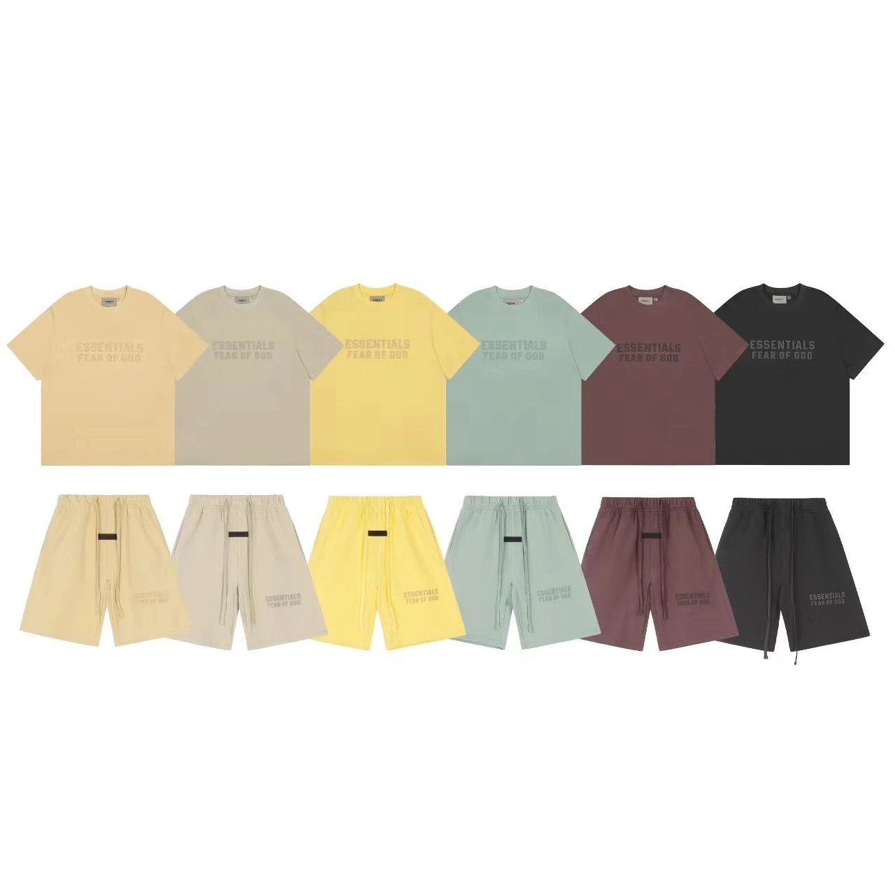 Fear of God Essentials Logo T-Shirt Beige T-Shirt - 3