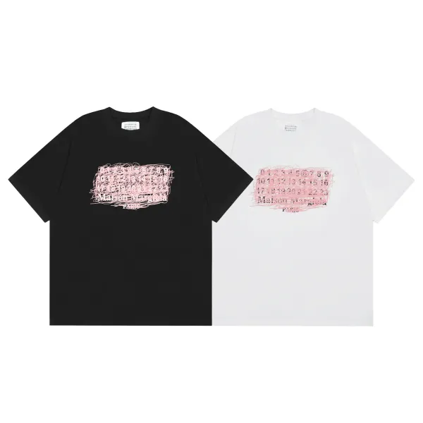 Maison Margiela Calendar Print Oversized T-Shirt Black - 21
