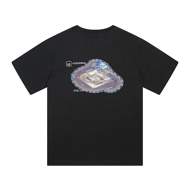 C.P. Company T-Shirts Logo Print Crewneck Short-Sleeve T-Shirt product detail image 43