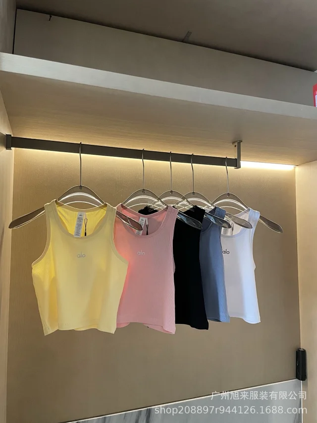 Alo Vests Ribbed Racerback Tank Top product detail image 2