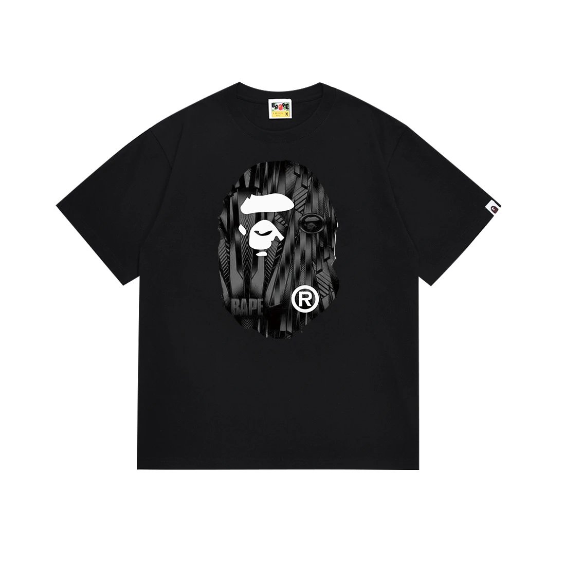 A Bathing Ape Holiday Gift Collage Black T-Shirt - 7