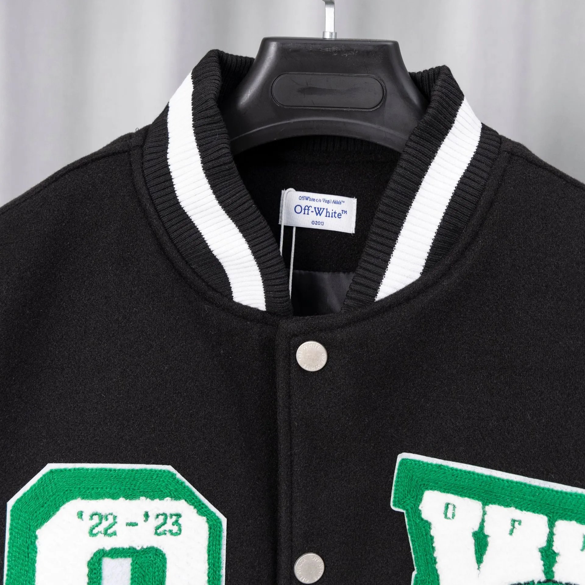 Off-White x Pitbull Varsity Jacket Red Outerwear - 36
