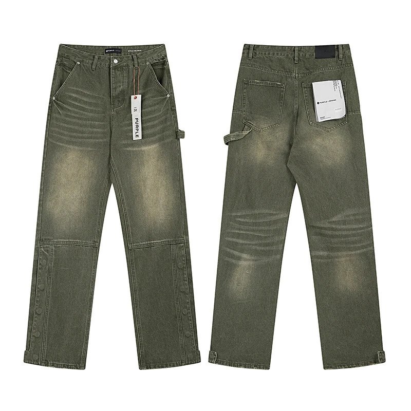 Purple Brand Distressed Flare Jeans Light Wash - 39