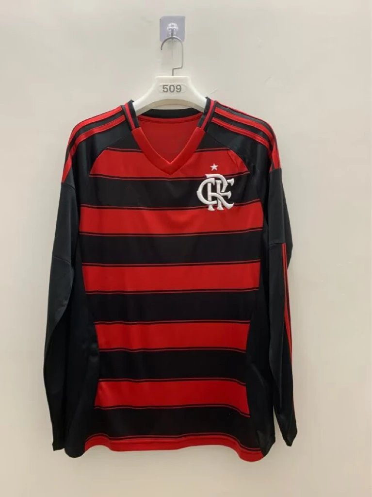 AC Milan Benfica Home Long-Sleeve Jersey Red Jersey - 16