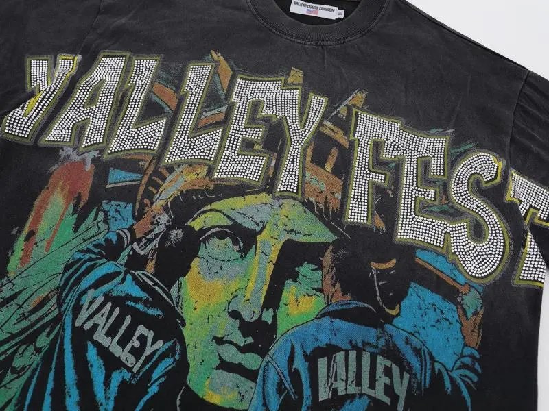 Design Vale Sports Division Valley Dream Magazine Peace T-Shirt Multicolor T-Shirts - 37