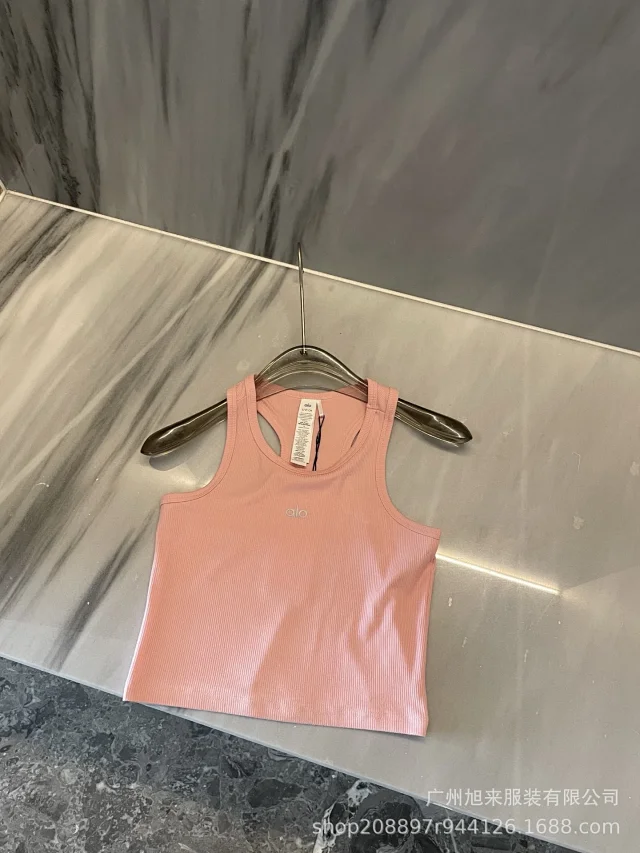 Alo Vests Ribbed Racerback Tank Top product detail image 5