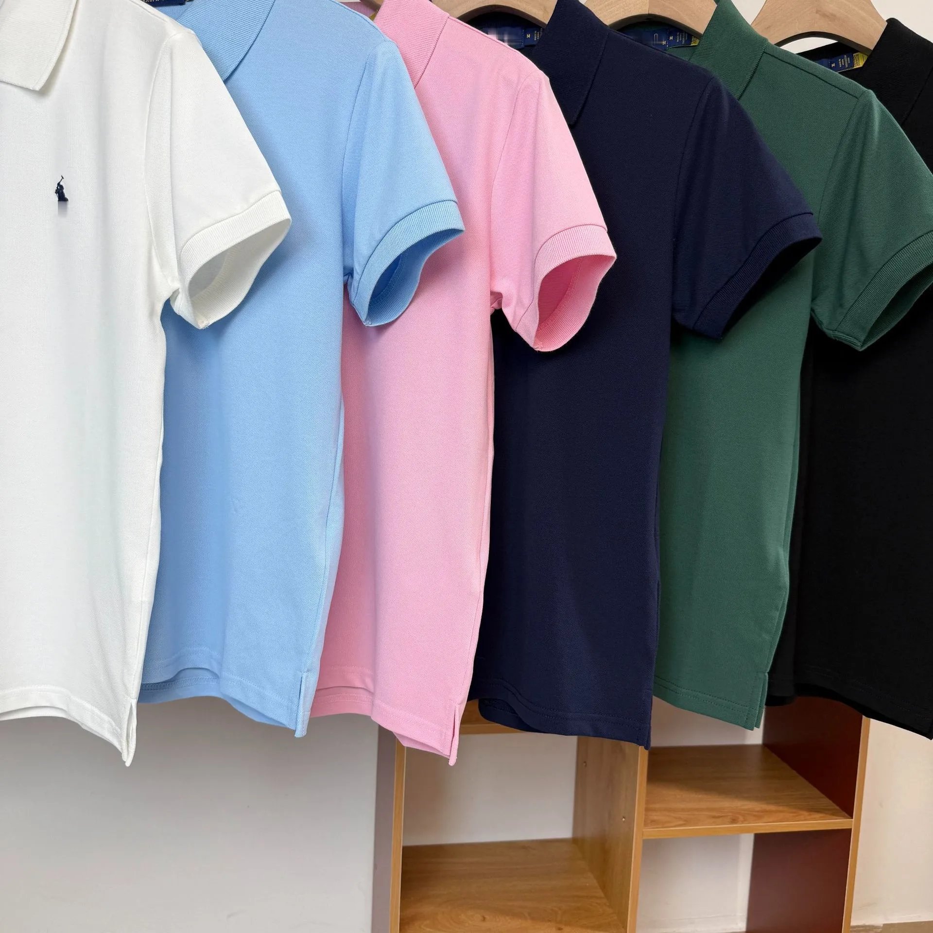 Polo Ralph Lauren Classic Fit Polo Pink Polo Shirt - 5