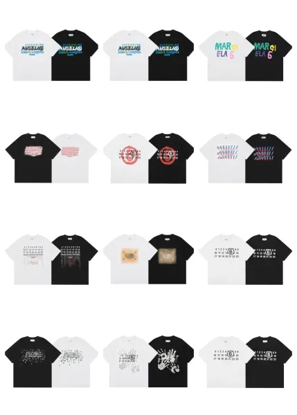 Maison Margiela Calendar Print Oversized T-Shirt Black - 4