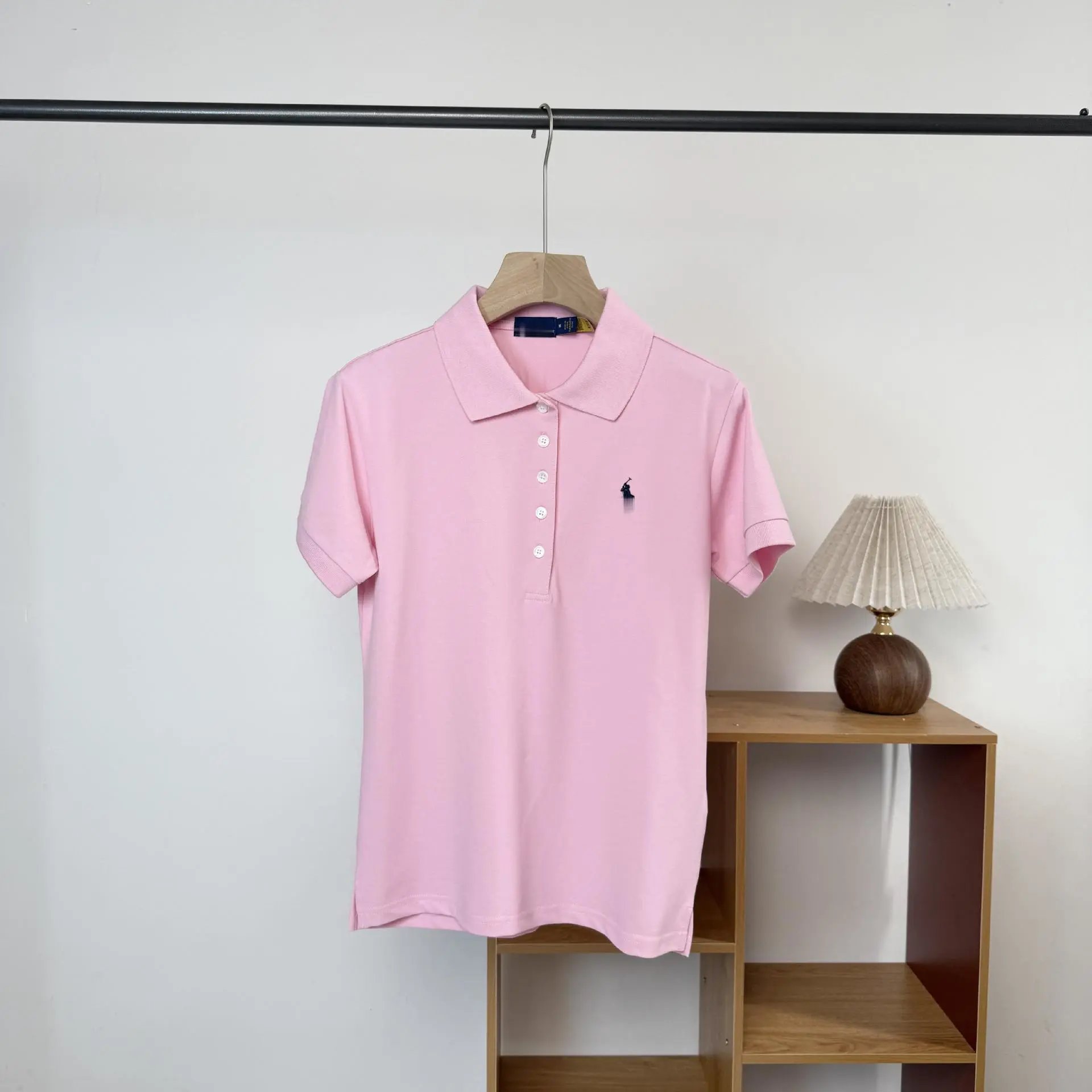 Polo Ralph Lauren Classic Fit Polo Pink Polo Shirt - 12