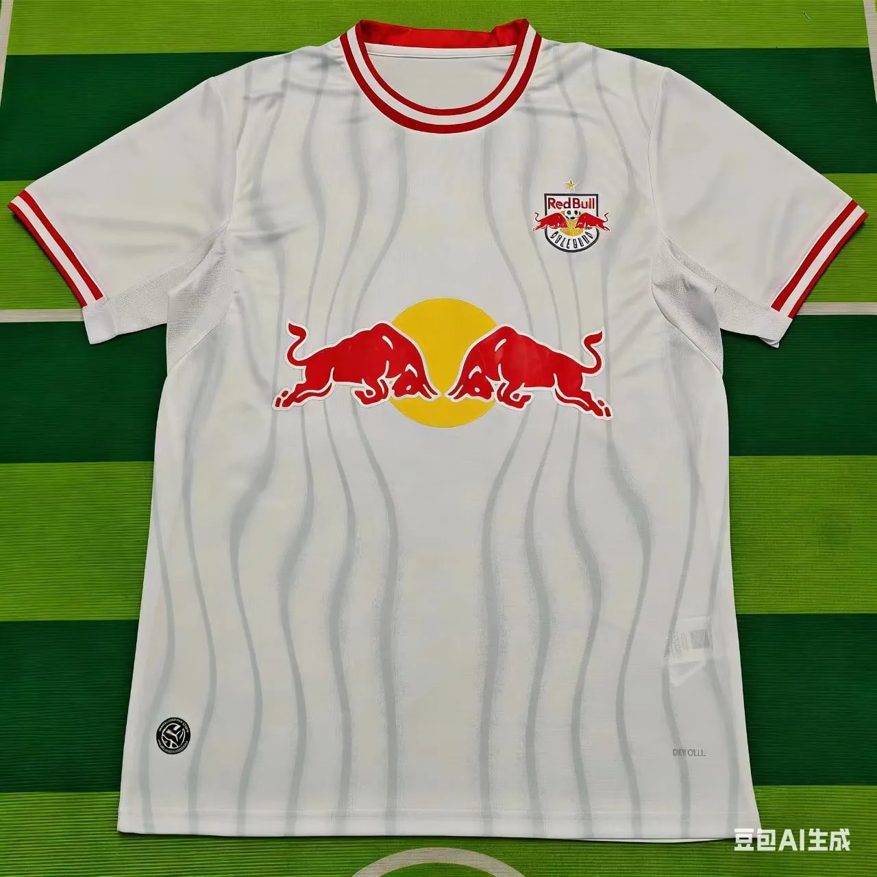 Design Tribal Print White Football Jersey - 12