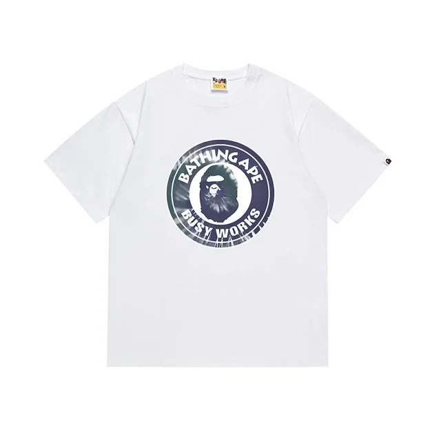 A BATHING APE T-Shirts Head Graphic Short-Sleeve T-Shirt product detail image 9