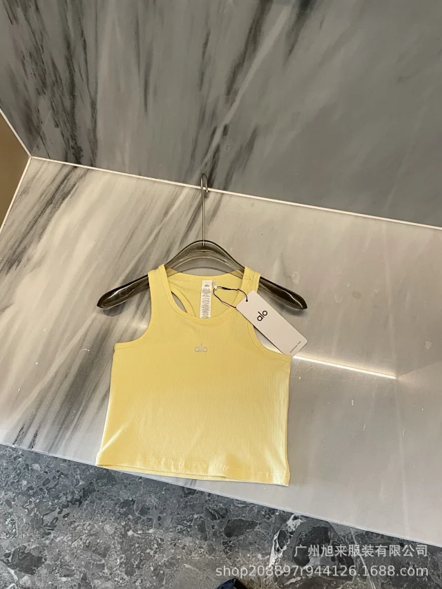 Alo Vests Ribbed Racerback Tank Top product detail image 4