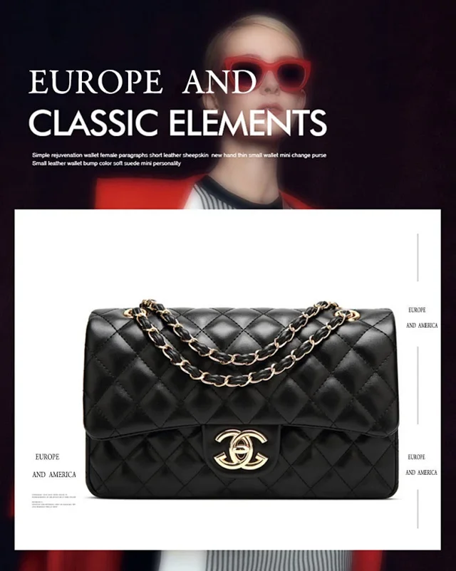 Chanel Shoulder Bags Quilted flap chain bag with interlocking CC turn-lock product detail image 1
