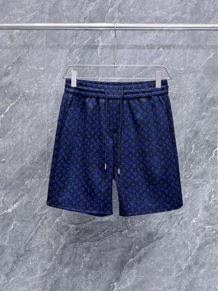 Louis Vuitton Monogram Blue Print Shorts - 1