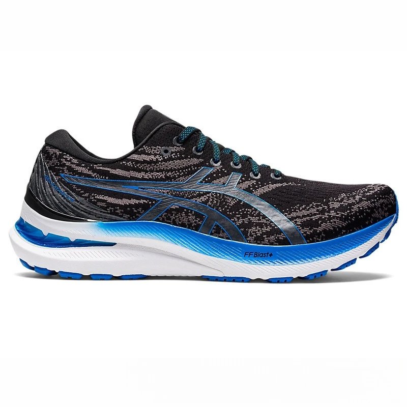 Asics Gel-Kayano 29 Black Blue Orange Running Shoes - 3