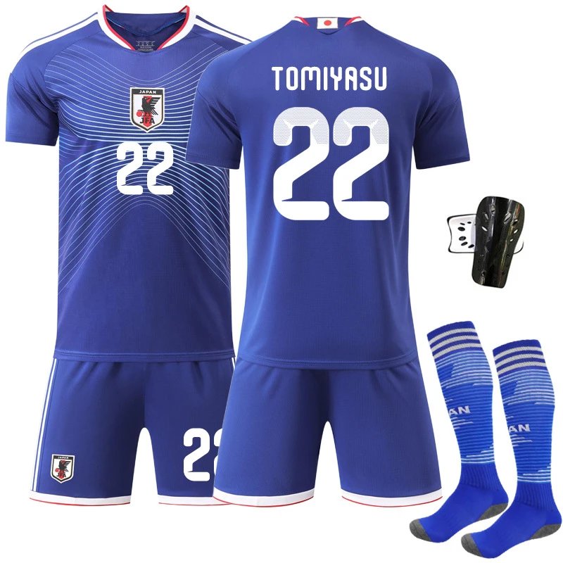 Japan Football Association Jerseys Home Player-Name Jersey image 5