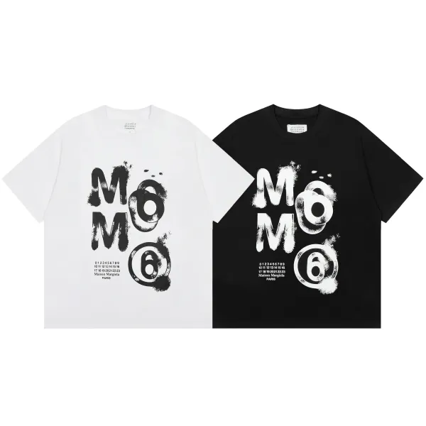 Maison Margiela Calendar Print Oversized T-Shirt Black - 17