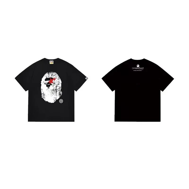 A Bathing Ape 31 Logo Graphic T-Shirt Black - 7