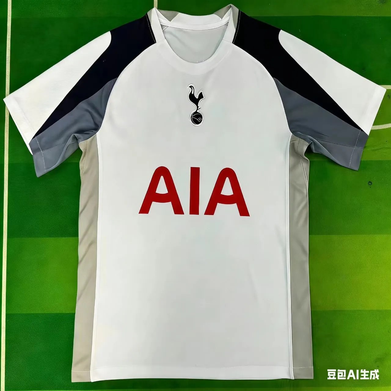 Olympique de Marseille Third Jersey Black and Sky Blue - 14