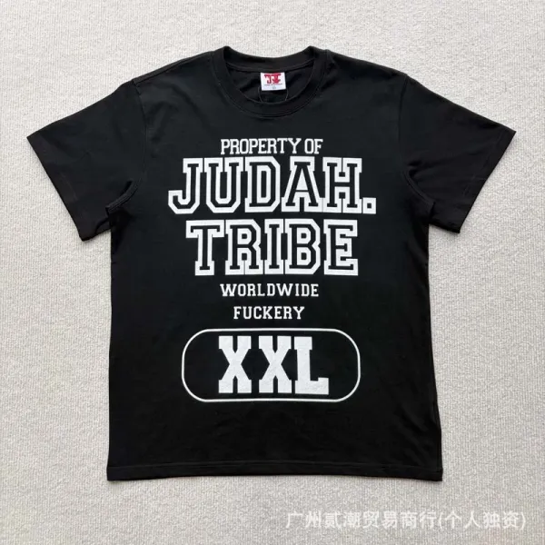 Design Judah Tribe Property Of XXL Black T-Shirt T-Shirts - 1