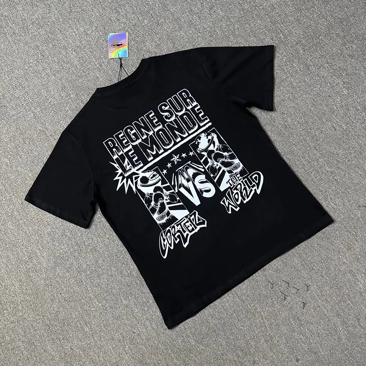Design RTW Rules The World 2018 Graphic Print Black T-Shirt T-Shirts - 29