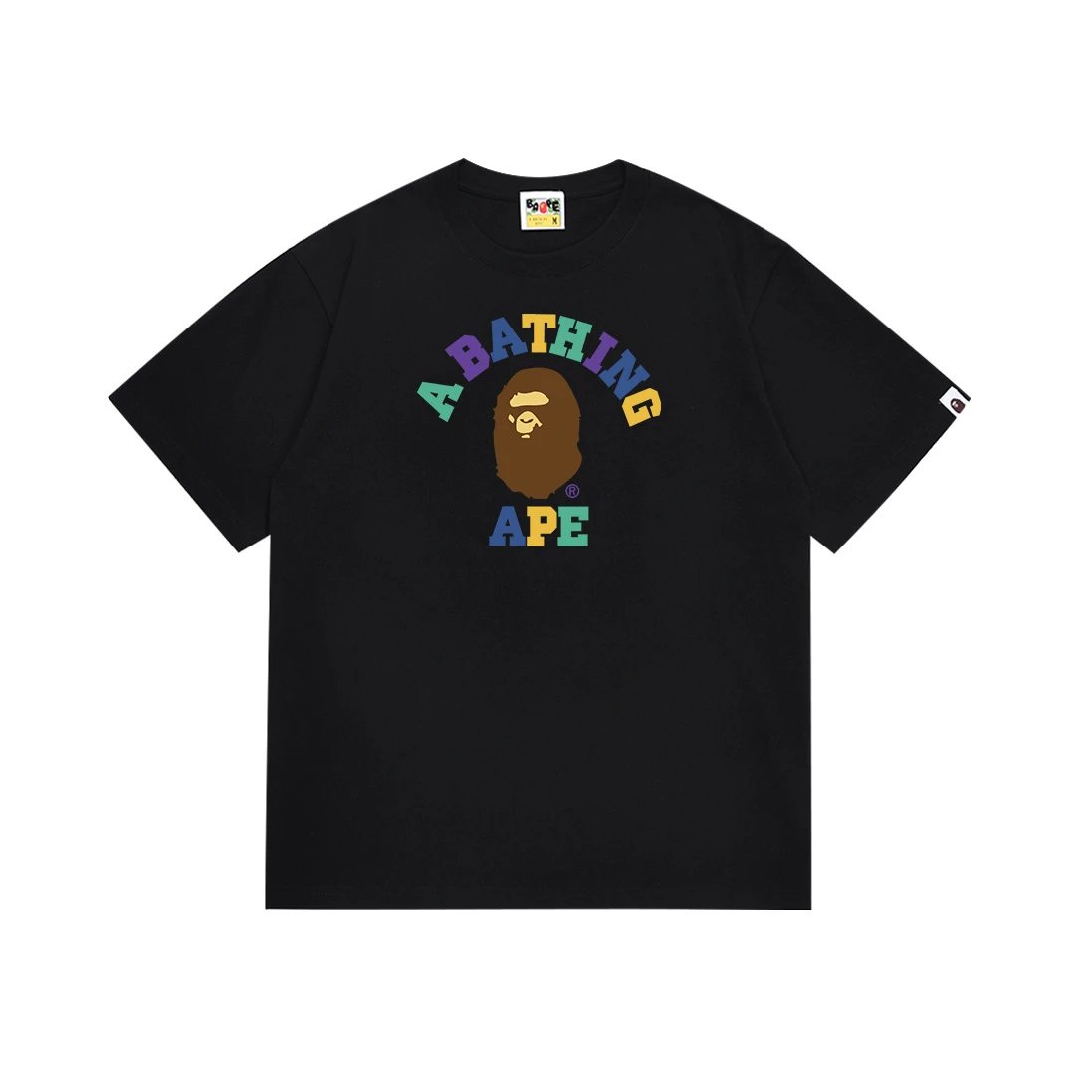 A Bathing Ape Holiday Gift Collage Black T-Shirt - 8