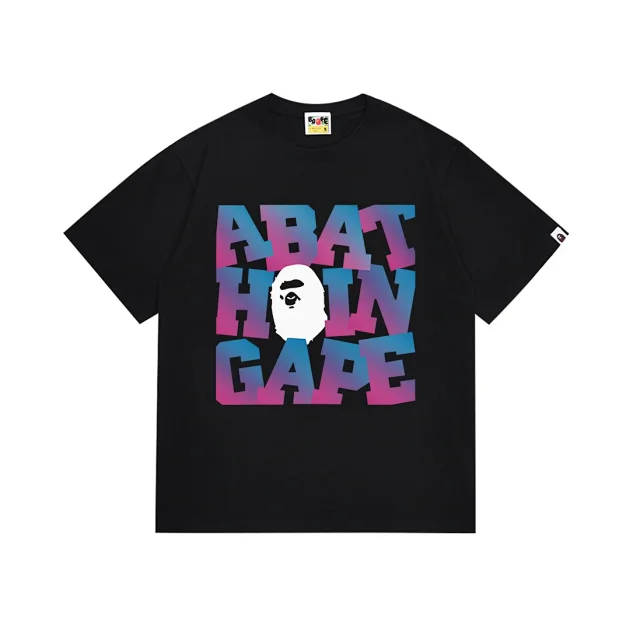 A BATHING APE T-Shirts Head Graphic Short-Sleeve T-Shirt product detail image 28