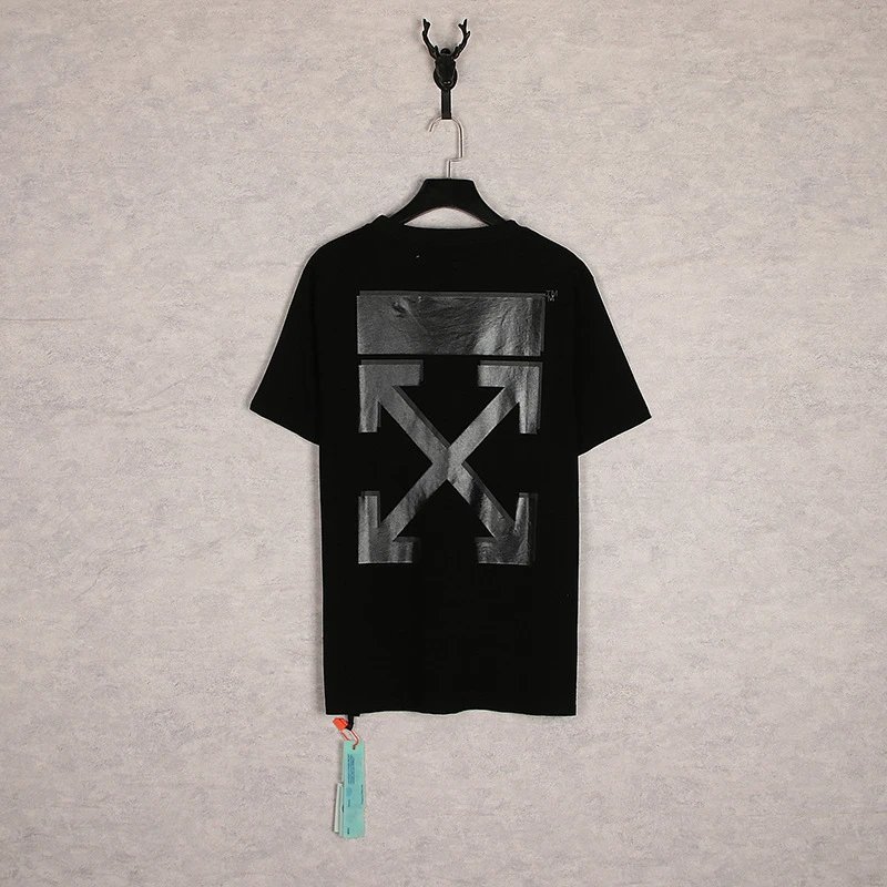 Off-White Industrial Arrow Red Print White T-Shirt - 11
