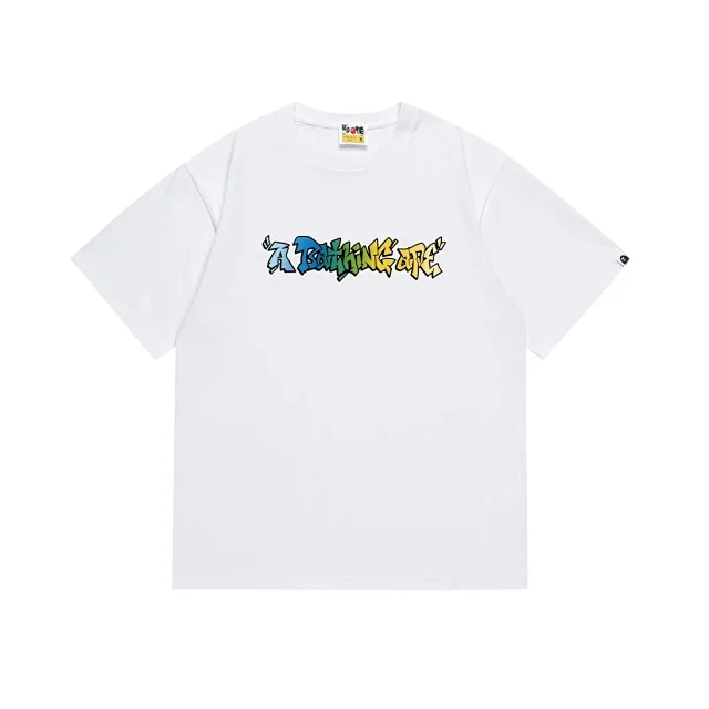 A BATHING APE T-Shirts Head Graphic Short-Sleeve T-Shirt product detail image 29