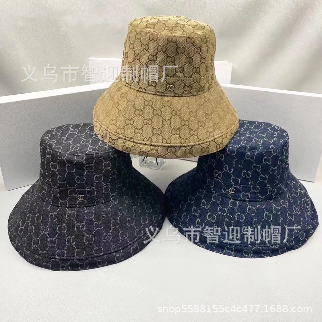 Gucci GG Marmont Bucket Hat Black Denim - 2