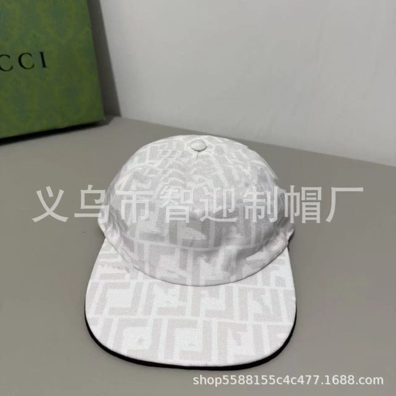 Gucci GG Monogram Baseball Cap Beige - 3
