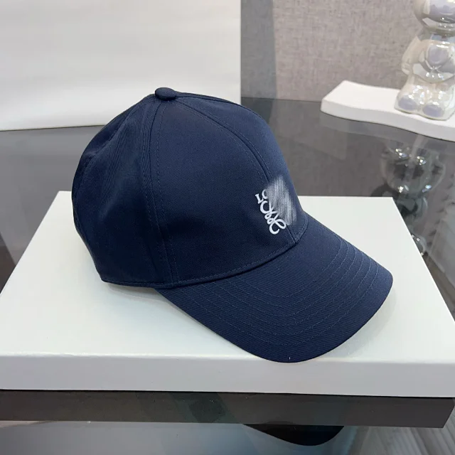 Loewe Hats Embroidered Anagram Baseball Cap product detail image 2