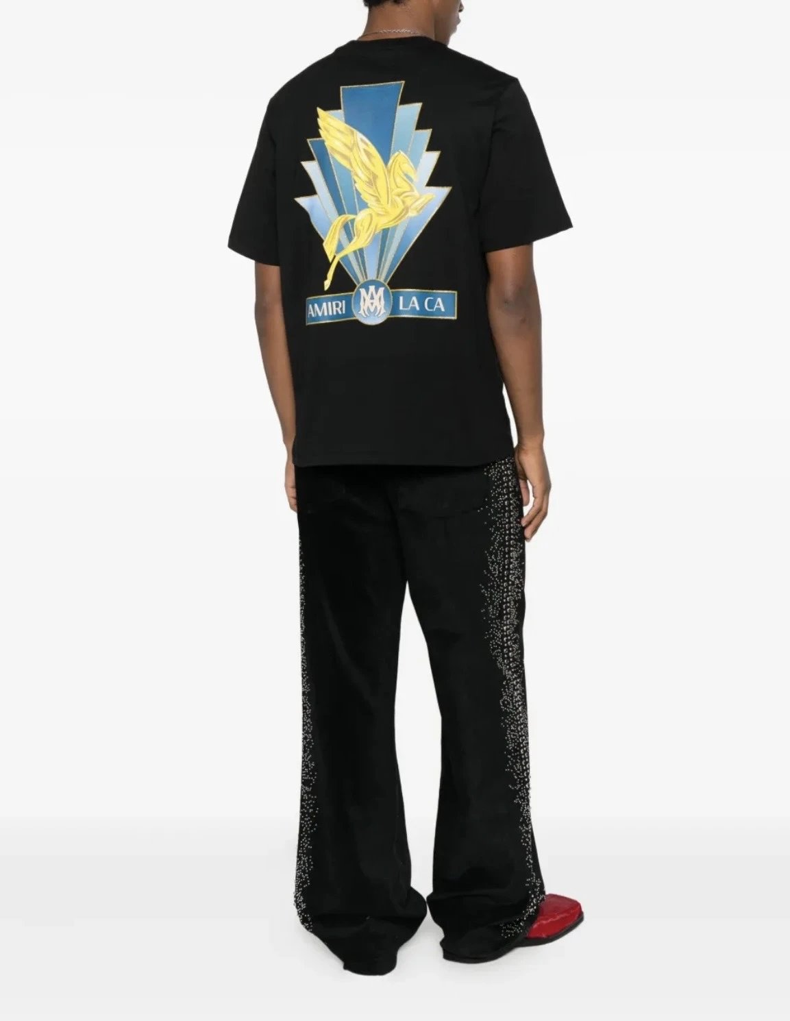 Amiri Snowflake Graphic Print White T-Shirt - 14