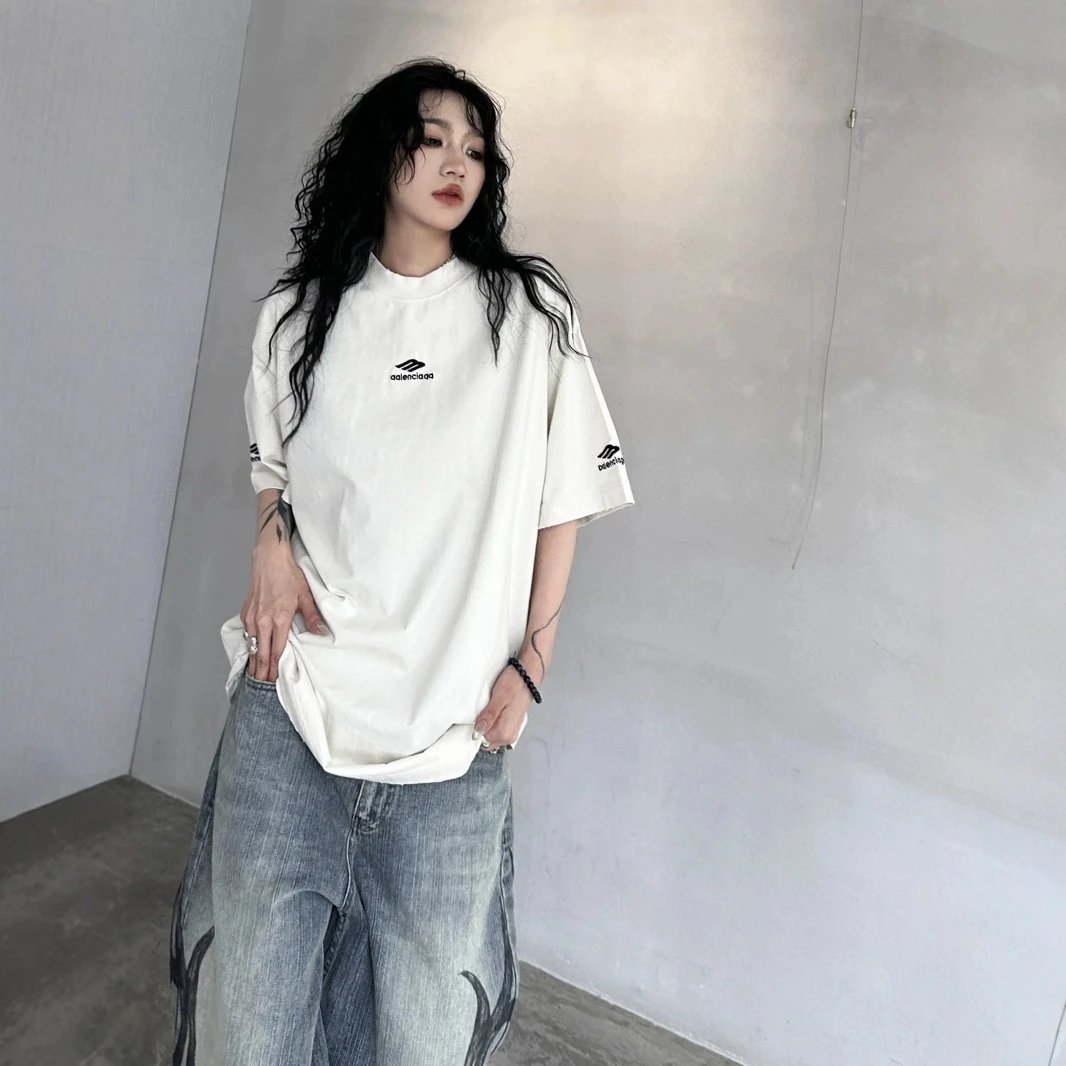 Design Blccnigeo Oversized Graphic T-Shirt Dark Gray T-Shirts - 12