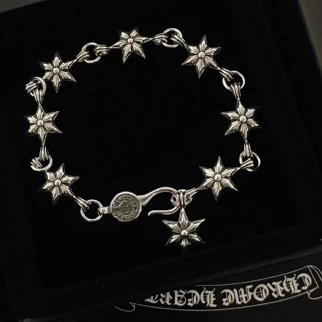 Six pointed star bracelet