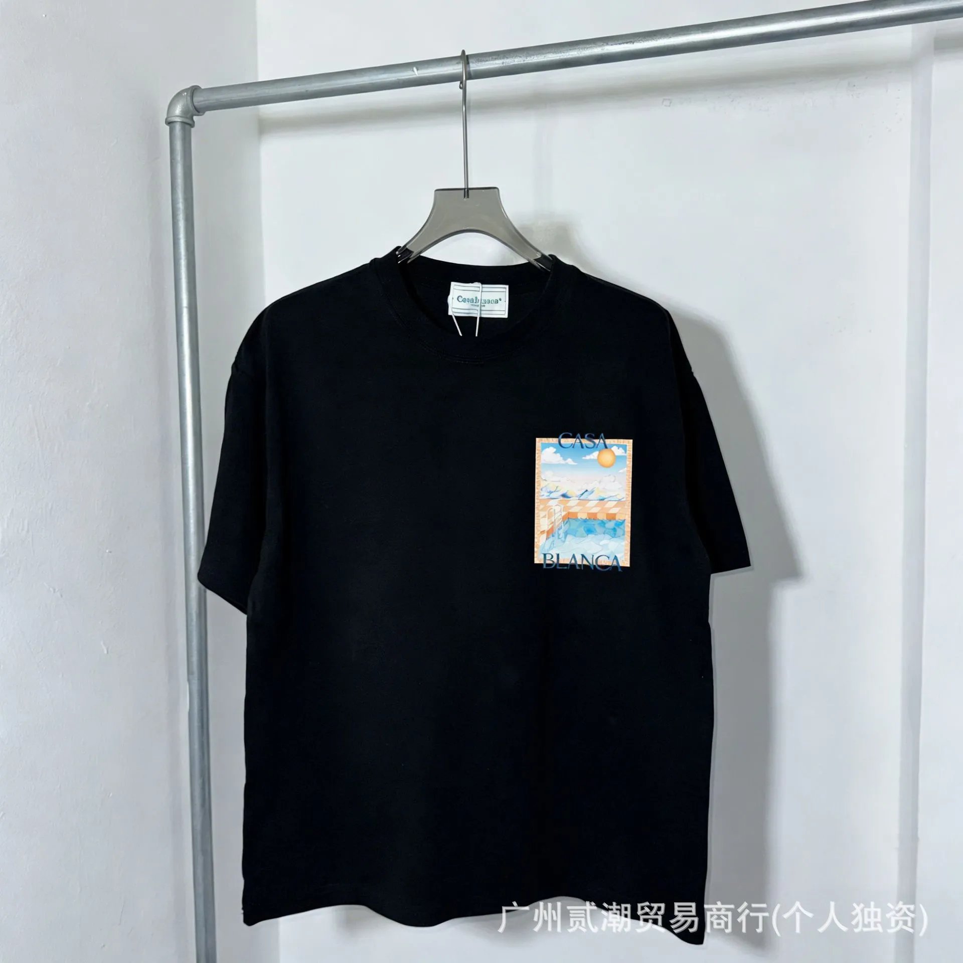 Casa x BLANCA Graphic Print White T-Shirt - 4