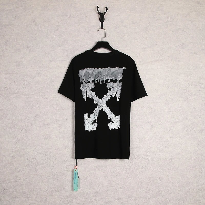 Off-White Industrial Arrow Red Print White T-Shirt - 21