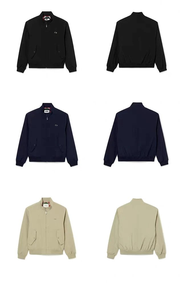 Lacoste Harrington Jacket Beige Outerwear - 3