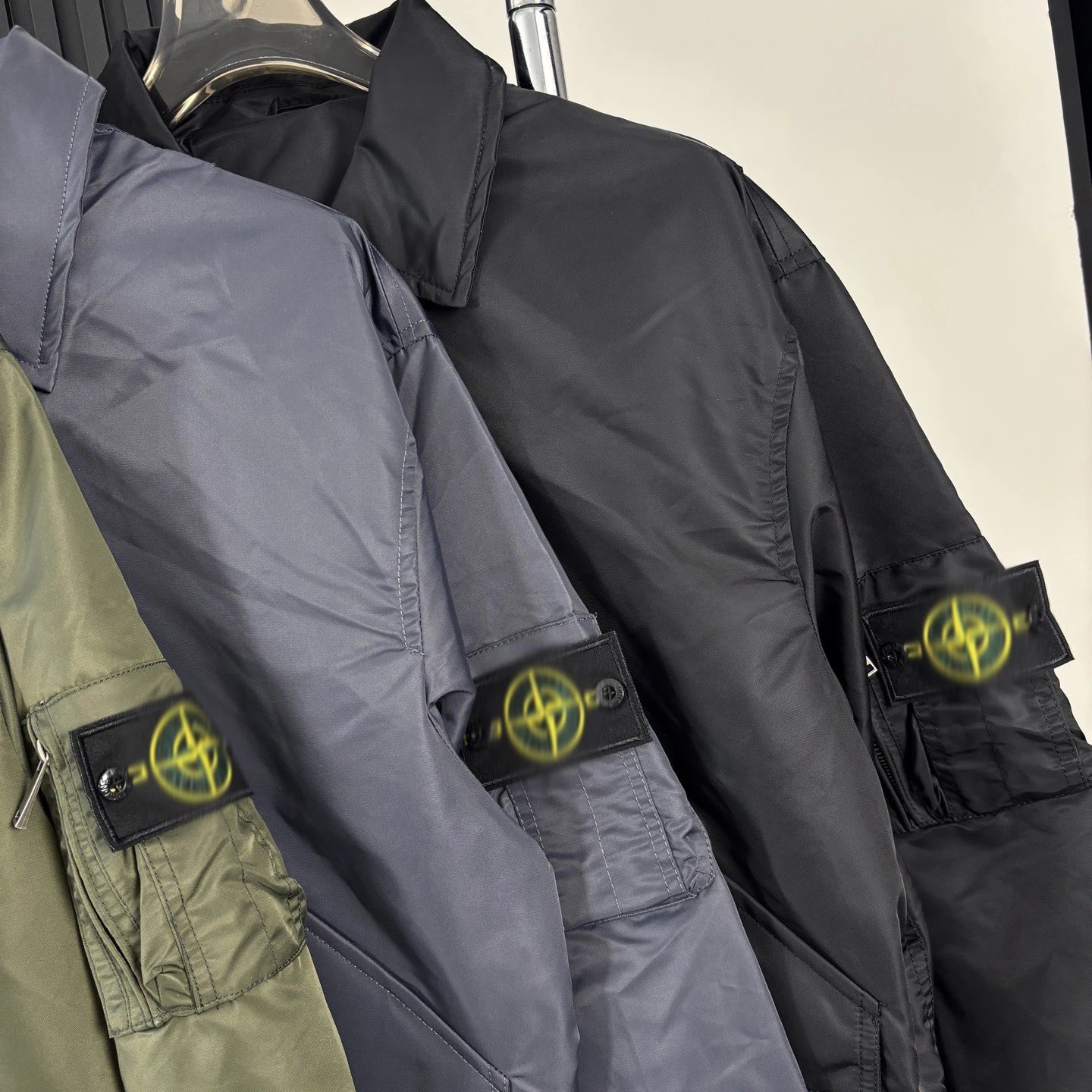 Stone Island Shadow Project MA-1 Bomber Jacket Army Green Jacket Outerwear Jacket - 9