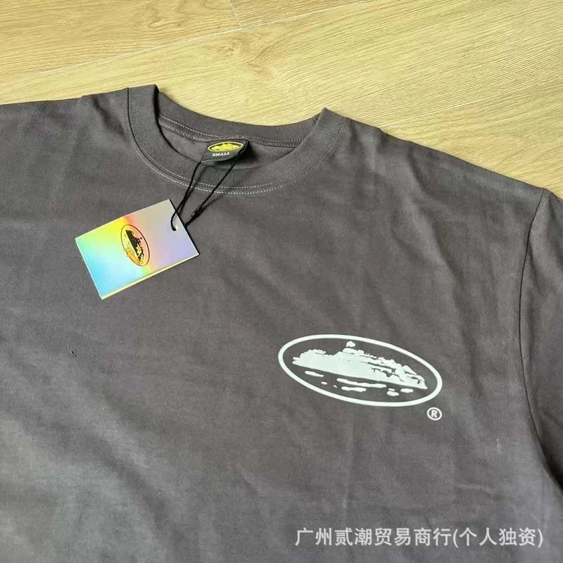 Design Oval Ship Graphic Black T-Shirt - 7