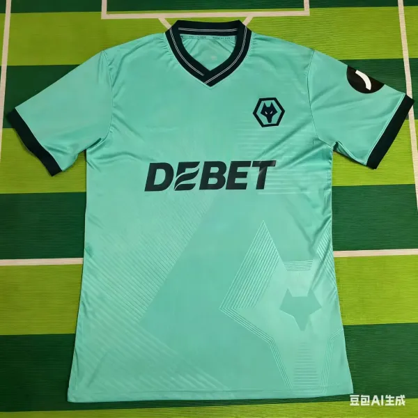 Wolves Club Away Jersey Mint Green Football Shirt - 1