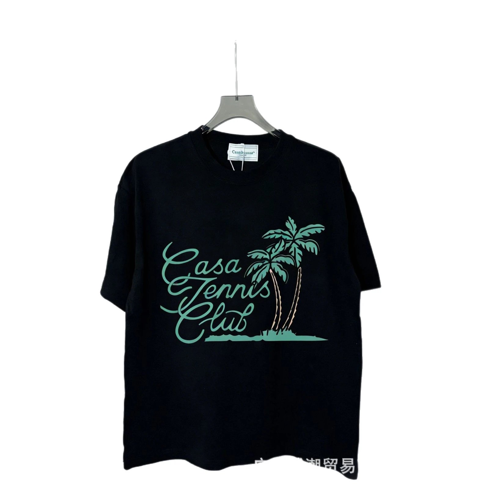 Casablanca T-Shirts Graphic-Print Crewneck image 5